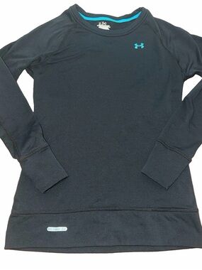 Under Armour Women’s ColdGear Base 2.0 Shirt Medium Fitted Pullover Thumbholes